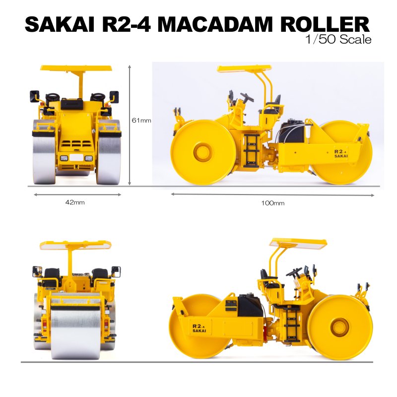 SAKAI MACADAM ROLLER 標準カラー、鹿島道路仕様、大成ロテック仕様 ３ 