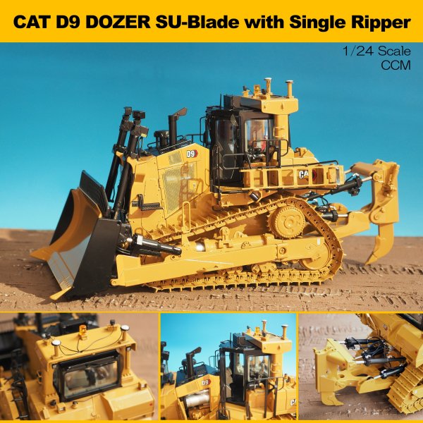 CAT D9 DOZER SU-Blade with Single Ripper - KENKRAFT