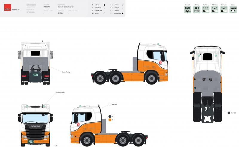 予約販売 UCIMIYA SCANIA R650 | NOOTEBOOM - KENKRAFT