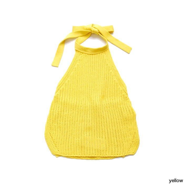 信頼への信頼 ババコ babaco loose ルーズニット top neck halter knitted ホルターネック