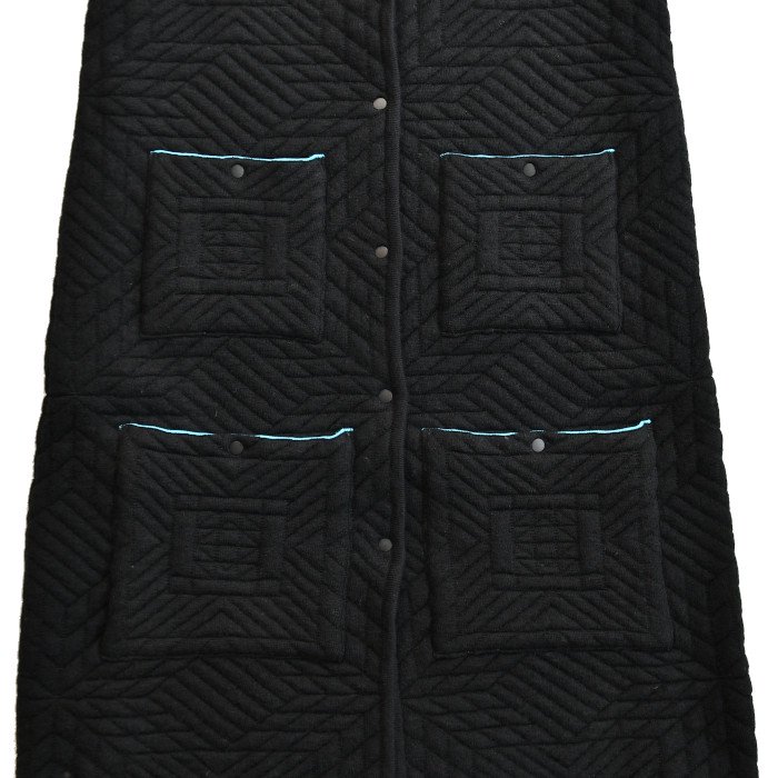 50%OFF SALE babaco ババコ QUILT KNITTED LONG VEST キルトニット ...