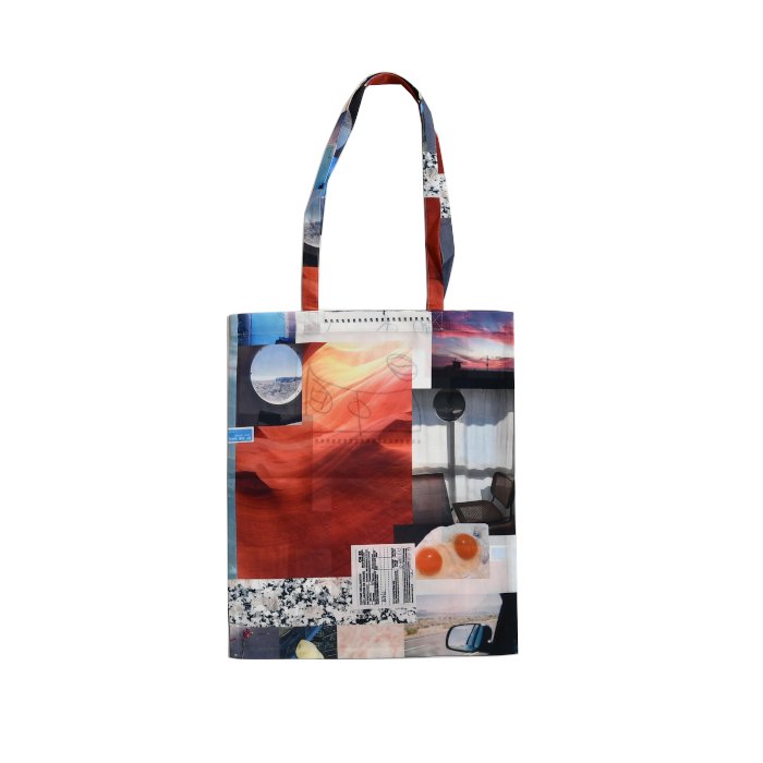 PHEENY フィーニー Print chiffon tote bag プリントシフォントート ...