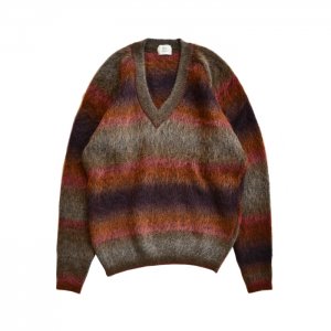 FUMIE=TANAKA フミエタナカ mohair Vneck モヘアVネック-