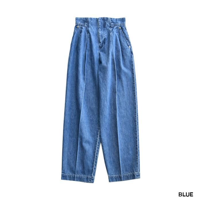 Mame Kurogouchi マメ クロゴウチ High-Waisted Denim Pants - Mame ...