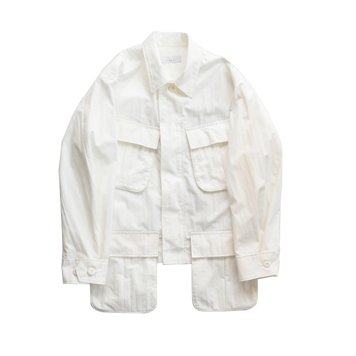 PHEENY フィーニー Cotton nylon tussah fatigue jacket コットン