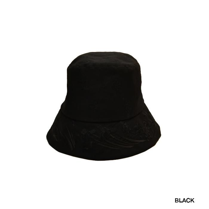 Mame Kurogouchi マメ クロゴウチ Floral Embroidered Bucket Hat ...