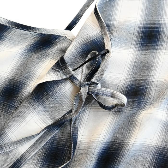 ワンピース pheeny RAYON OMBRE CHECK APRON DRESS PHEENY（フィーニー）の「【PHEENY】Rayon ombre check apron