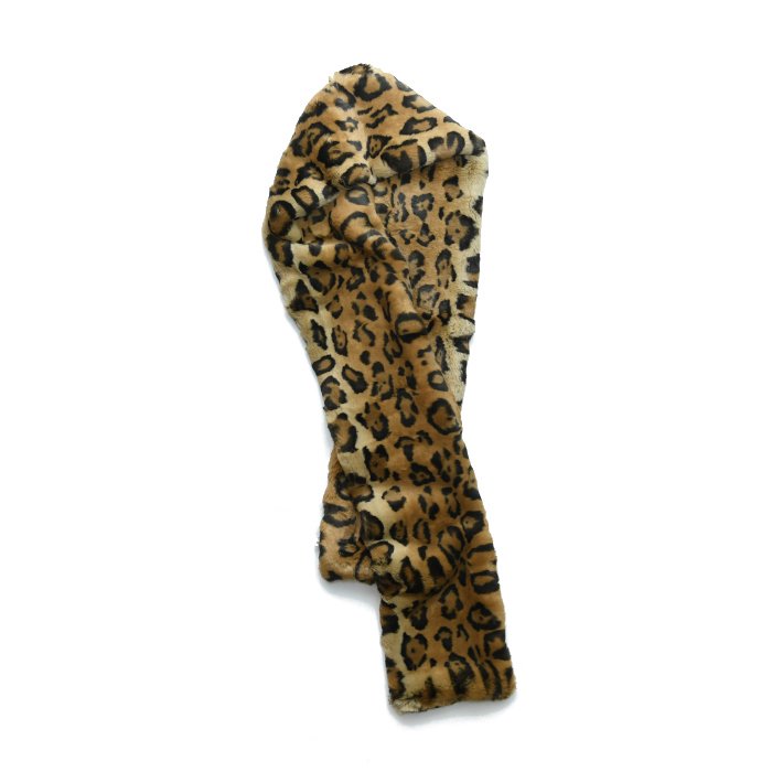 HOLIDAY ホリデイ LEOPARD FUR LONG MUFFLER レオパードロングマフラー