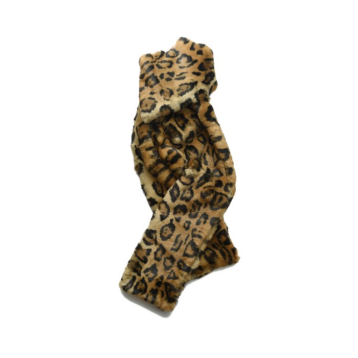 HOLIDAY ホリデイ LEOPARD FUR LONG MUFFLER レオパードロングマフラー