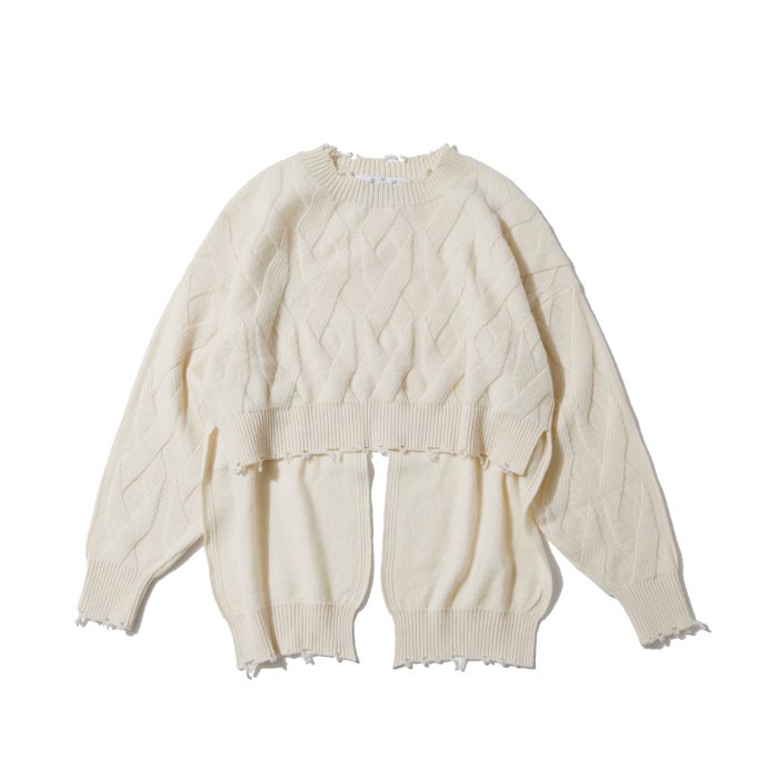 F/CE.® エフシーイー CLASH ASYMMETRY KNIT クラッシュアシンメトリー