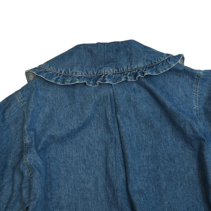 HOLIDAY ホリデイ DENIM PURITAN COLLAR DRESS デニムピューリタン 