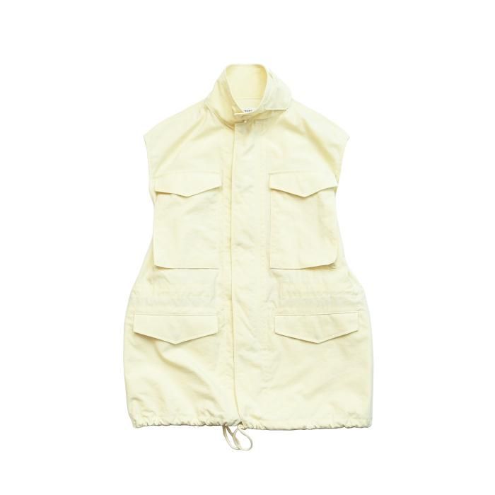 PHEENY フィーニー Nylon oxford field jacket vest ナイロンオックス