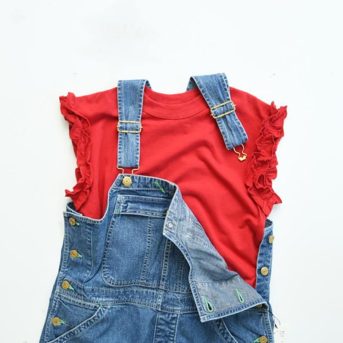 HOLIDAY ホリデイ BIG DENIM FLARE OVER-ALL ビッグデニムフレア