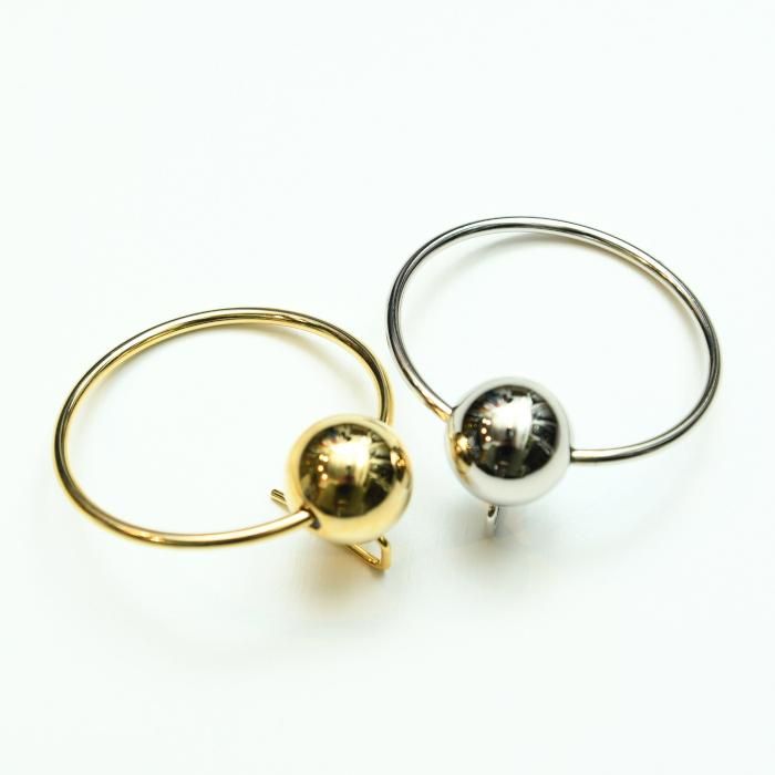 タイムセール FUMIE = TANAKA ring ball hair hook シルバー tdh