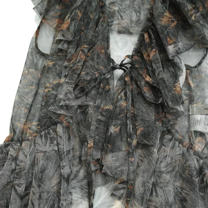 FUMIE=TANAKA フミエタナカ mesh frill VE メッシュフリルベスト