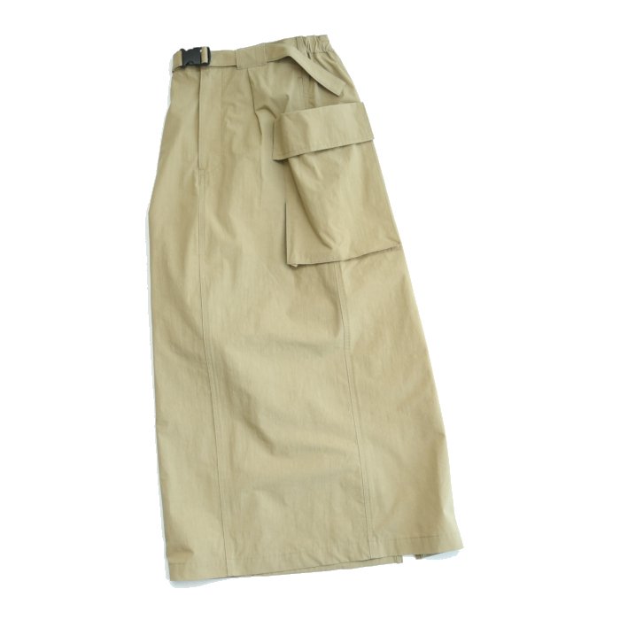 PHEENY フィーニー Cotton nylon dump military skirt コットン