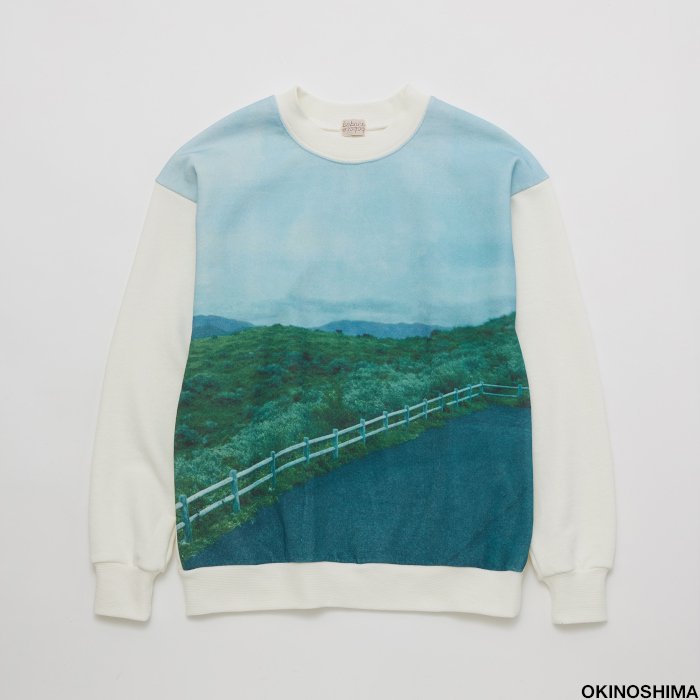 babaco ババコ Printed Sweat Shirt プリントスエットシャツ BA01-RE14