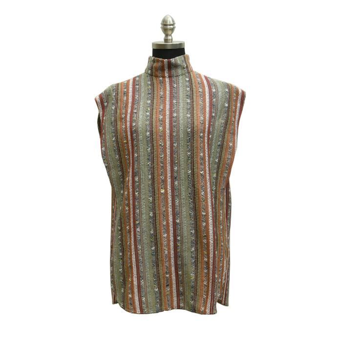 最新最全の Mame Kurogouchi マメ クロゴウチ Raschel Stripe Jersey High トップス