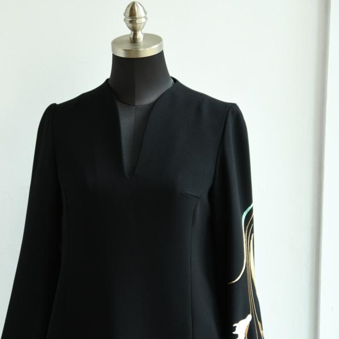 Mame Kurogouchi マメ クロゴウチ Triacetate Floral Embroidery Mame Kurogouchi マメ クロゴウチ Triacetate Floral Embroidery