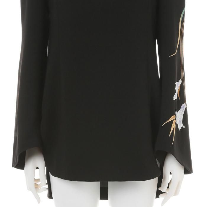 Mame Kurogouchi マメ クロゴウチ Triacetate Floral Embroidery Mame Kurogouchi マメ クロゴウチ Triacetate Floral Embroidery
