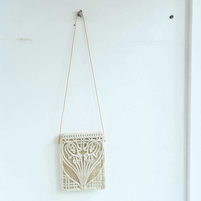 Mame Kurogouchi マメ クロゴウチ Cording Embroidery Pouch With