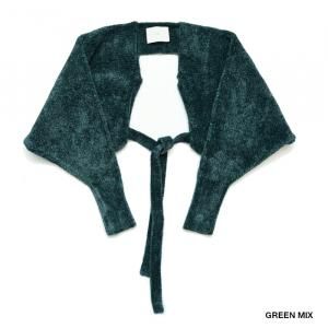 ［TAN］COLOR COMBI COAT タン　ニット INTO · INTO
