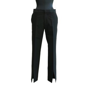 <img class='new_mark_img1' src='https://img.shop-pro.jp/img/new/icons21.gif' style='border:none;display:inline;margin:0px;padding:0px;width:auto;' />SALE CINOH チノ BLACK FORMAL FRONT SLIT PANTS (WOOL) ブラックフォーマルスリットパンツ B-PT-002