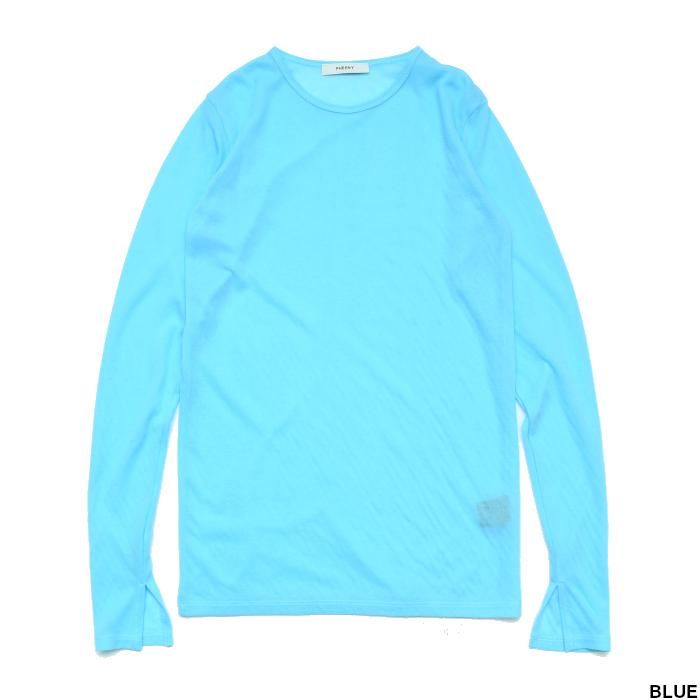 PHEENY フィーニー Cotton nylon seer L/S コットンナイロンシアーカットソー PA23-CS05