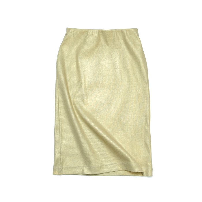 PHEENY フィーニー Foil rib skirt ホイルリブスカート PA23-CS09
