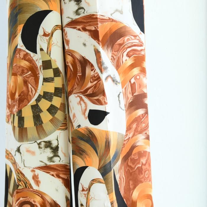 Mame Kurogouchi マメ クロゴウチ Marble Print Trousers