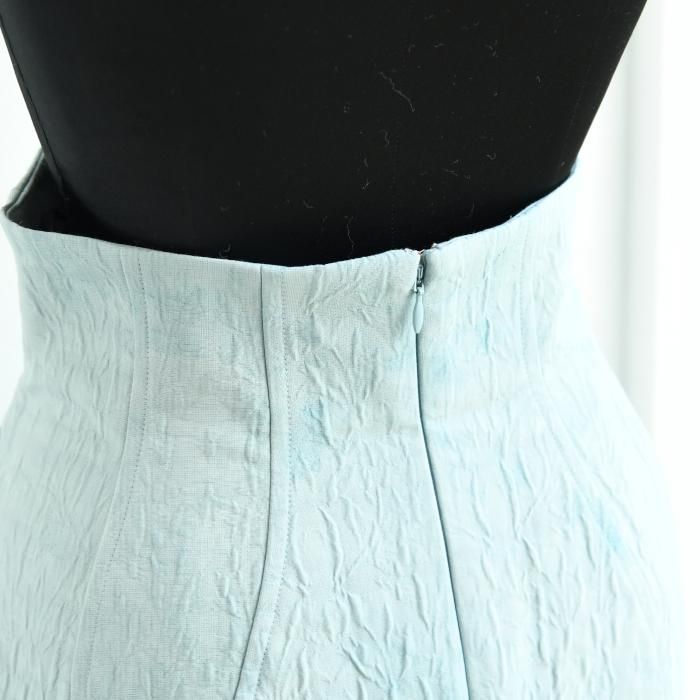 Mame Kurogouchi マメ クロゴウチ Unlevel Dyeing Box Pleats Skirt