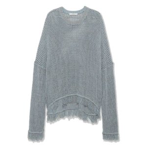 <img class='new_mark_img1' src='https://img.shop-pro.jp/img/new/icons1.gif' style='border:none;display:inline;margin:0px;padding:0px;width:auto;' />CINOH チノ LACE OVERSIZE CREW NECK KNIT 24SKN007