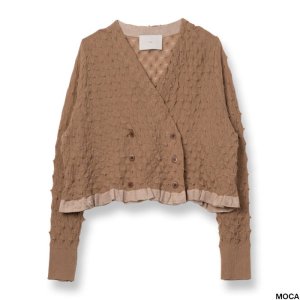 <img class='new_mark_img1' src='https://img.shop-pro.jp/img/new/icons1.gif' style='border:none;display:inline;margin:0px;padding:0px;width:auto;' />TAN  TINY HORNS CARDIGAN TAN24SS-19