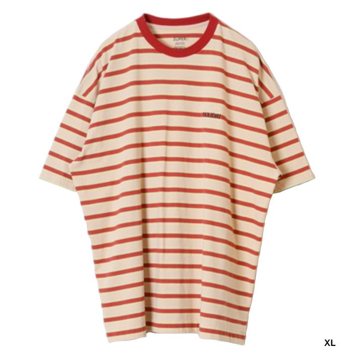 HOLIDAY ホリデイ SUPER FINE BORDER S/S T-SHIRT（HOLIDAY）スーパーファインボーダーショートスリーブT  24101107