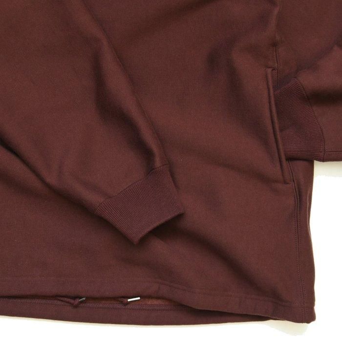 PHEENY フィーニー Athletic fleece half zip P/O アスレチック
