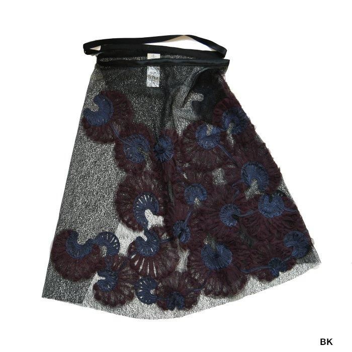 FUMIE=TANAKA フミエタナカ tulle roll apron チュールロール