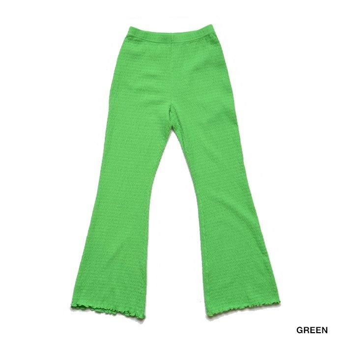 値下げ！pheeny ストライプフレアパンツ新品FLARED PANTS PHEENY フレアパンツ 値下げ！pheeny ストライプフレアパンツ