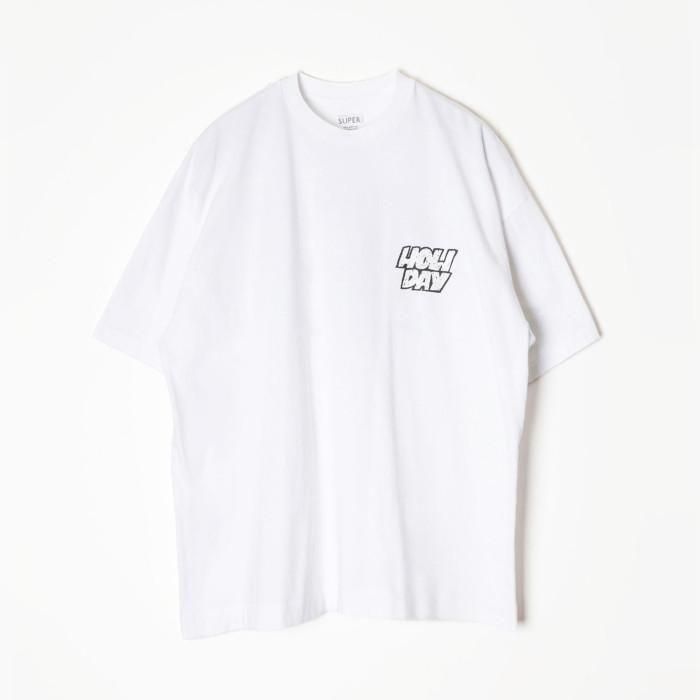 限定アウトレットセール：通販 SUPER HOLIDAYホリデイ FINE STEPS）25101125 T-SHIRT（TWO S/S トップス