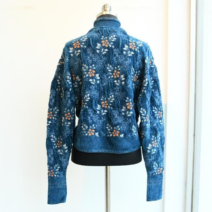 SS25新作Mame Kurogouchiマメ クロゴウチ　カーディガン★完売品 Mame Kurogouchi マメクロゴウチ Botanical Pattern Knitted