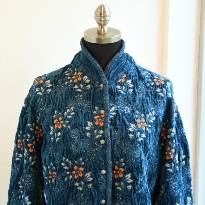 SS25新作Mame Kurogouchiマメ クロゴウチ　カーディガン★完売品 Mame Kurogouchi マメ クロゴウチ Floral Motif Chenille Knited