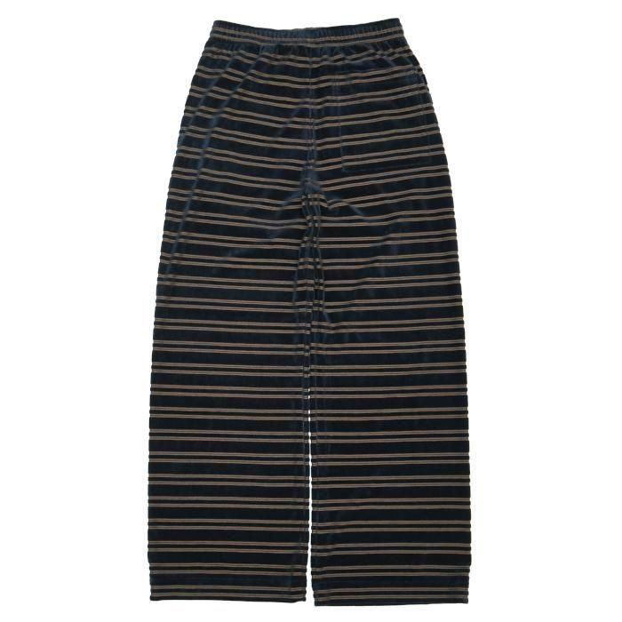 PHEENY フィーニー Velvet border wide pants ベルベット