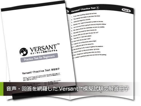 Versant 対策プログラム