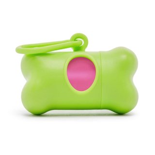 Modern Kanine PoopBags Dispenser / Green & Pink (プープバッグ・ディスペンサー/グリーン・ピンク) /3 ロール(60枚入)