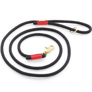 Black and Red climbing rope dog leash (ブラック＆レッド・クライミングロープ・ドッグ・リーシュ)