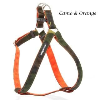 Cordura Step-In Harness, Camouflage/Orange (ǥ顦ƥåץ󡦥ϡͥ, /)