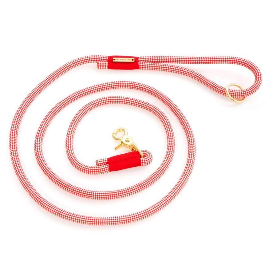 Strawberry Climbing Rope Dog Leash ストロベリー クライミングロープ ドッグ リーシュ お洒落で可愛いペット用品 輸入雑貨のお店 Tiny Paw タイニー ポウ