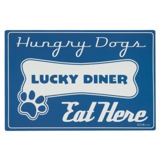 Diner Dog Placemat, Blue (ǥʡɥåץ쥤ޥå, ֥롼)