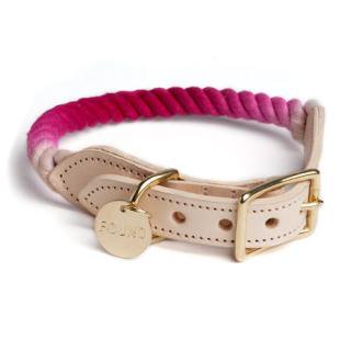 Magenta Ombre Rope Cat & Dog Collar (ޥ󥿡֥졦סå & ɥå顼)