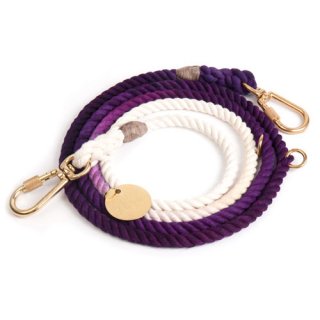 <img class='new_mark_img1' src='https://img.shop-pro.jp/img/new/icons63.gif' style='border:none;display:inline;margin:0px;padding:0px;width:auto;' />Purple Ombre Rope Dog Leash, Adjustable (ѡץ롦֥졦סɥå꡼, 㥹֥)