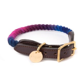 <img class='new_mark_img1' src='https://img.shop-pro.jp/img/new/icons63.gif' style='border:none;display:inline;margin:0px;padding:0px;width:auto;' />Dark Multi Rope Cat & Dog Collar (ޥסå & ɥå顼)